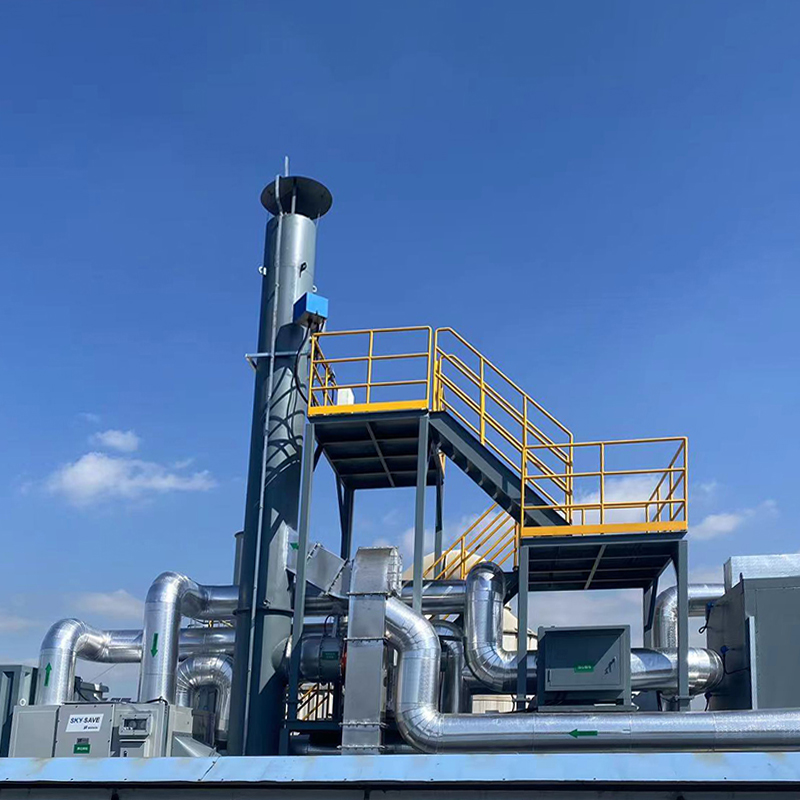Sistema di attrezzatura per il trattamento dei gas di scarico organico integrato LQ-YFCO